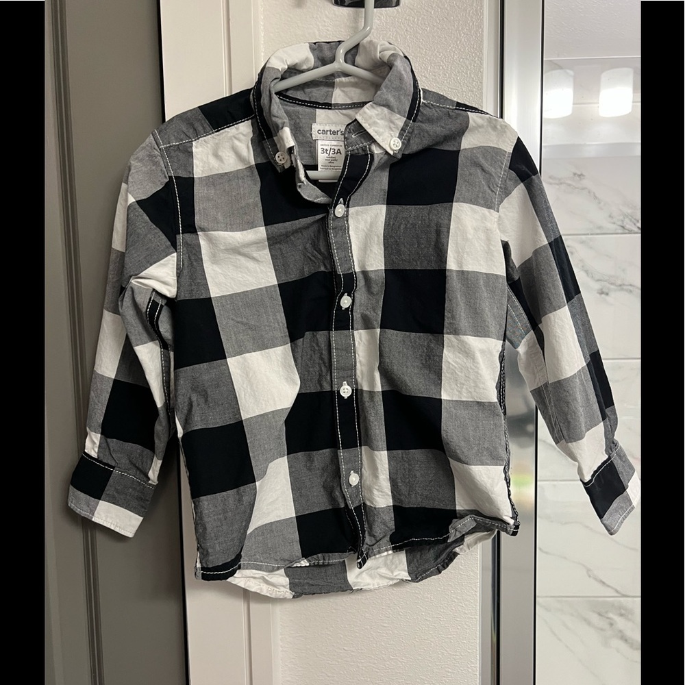 Carter’s toddler boy flannel